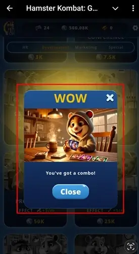 Hamster Kombat combo answer today