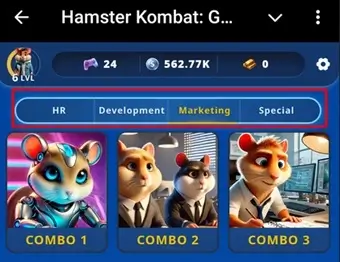 Hamster Kombat combo answer