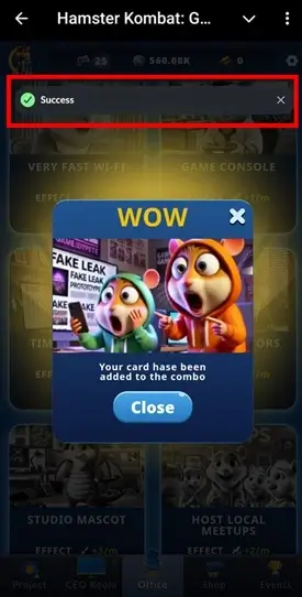 Hamster Kombat daily combo